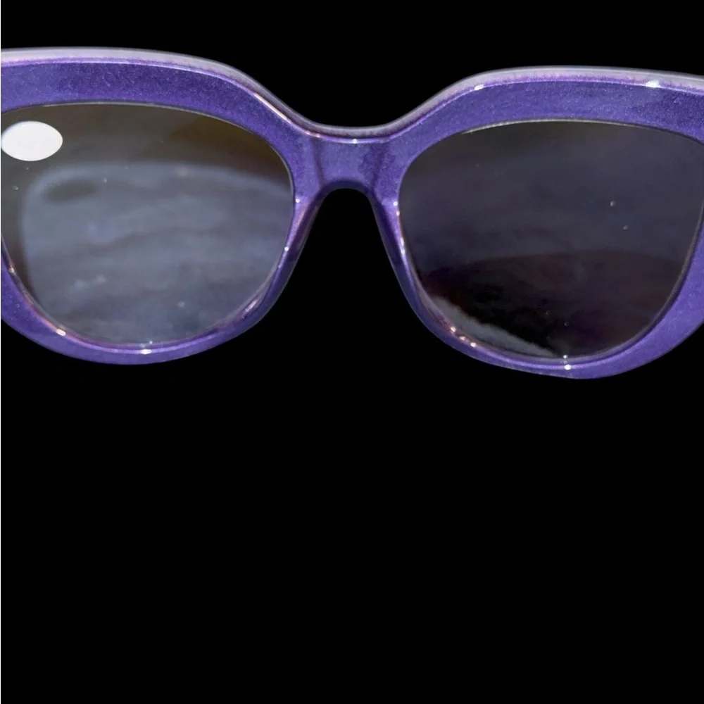 2 Left⚠️New Floral Cat-Eye Reading Glasses with Red/Pink and Blue Accents +2.25